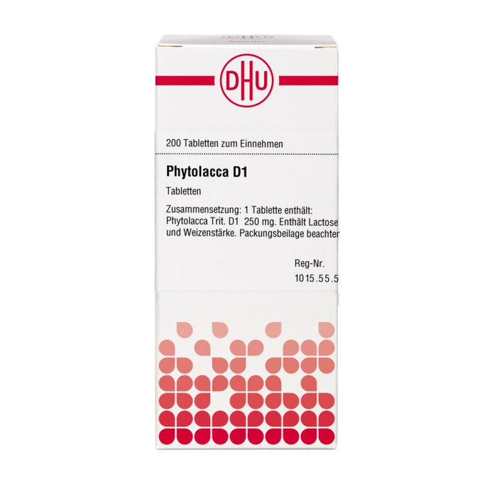 DHU Phytolacca D1 Tabletten, 200 St. Tabletten