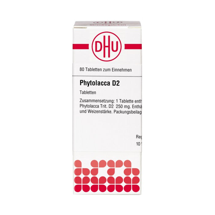 DHU Phytolacca D2 Tabletten, 80 pc Tablettes