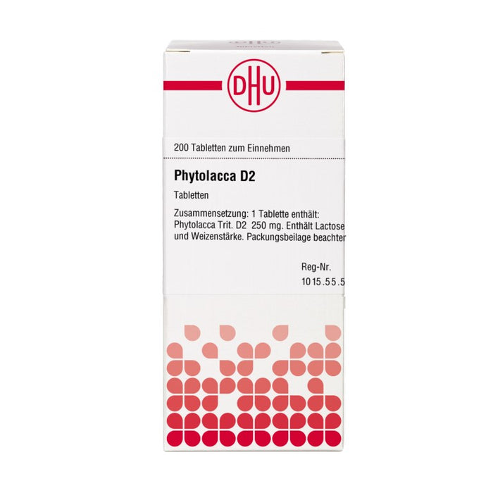 DHU Phytolacca D2 Tabletten, 200 St. Tabletten