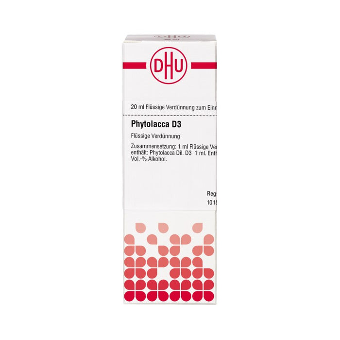 DHU Phytolacca D3 Dilution, 20 ml Lösung