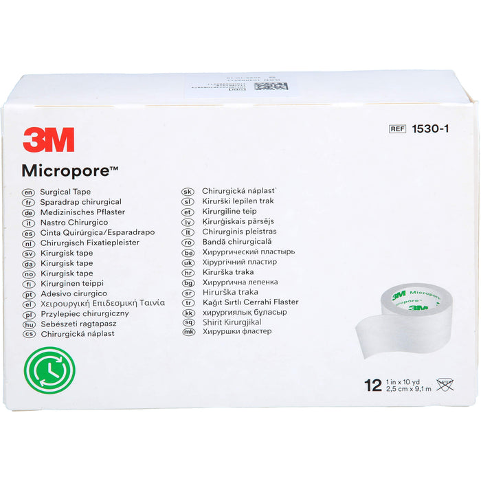 MICROPORE WEI 9,10MX2,50CM, 12 St PFL