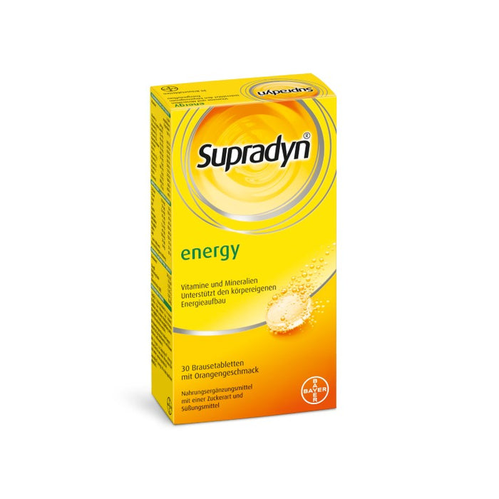 Supradyn energy Brausetabletten mit Orangengeschmack, 30 St. Tabletten