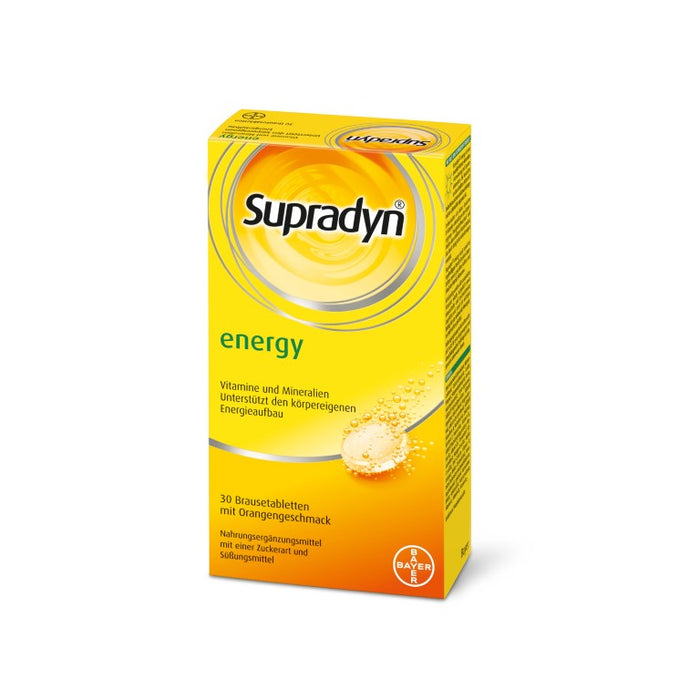 Supradyn energy Brausetabletten mit Orangengeschmack, 30 pcs. Tablets