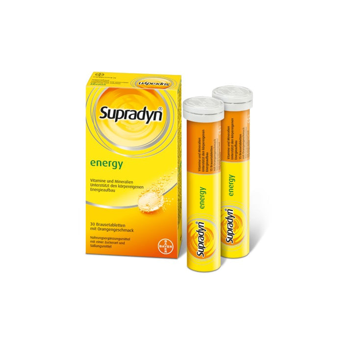 Supradyn energy Brausetabletten mit Orangengeschmack, 30 pc Tablettes