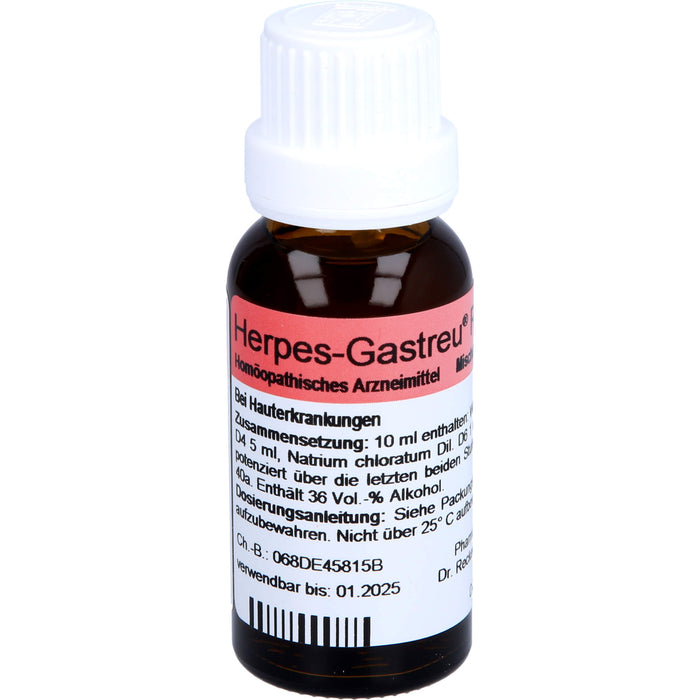 Herpes-Gastreu R68 Mischung bei Hauterkrankungen, 22 ml Lösung