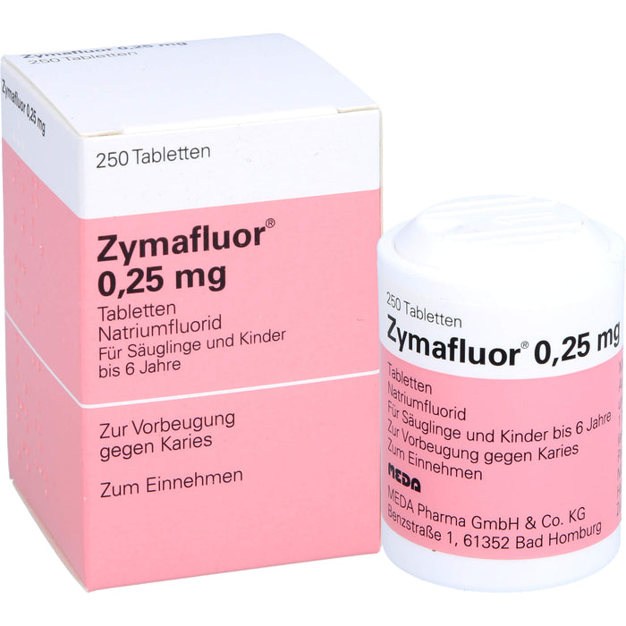 Zymafluor 0,25 mg Tabletten, 250 pc Tablettes