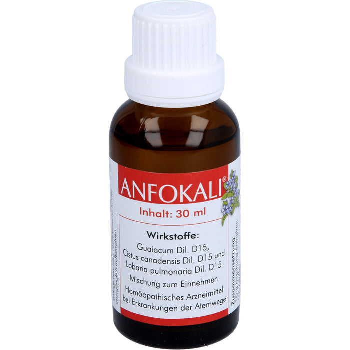 ANFOLKALI Tropfen bei Erkrankungen der Atemwege, 30 ml Lösung