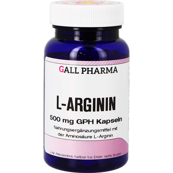 GALL PHARMA Arginin 500 mg GPH Kapseln, 60 pc Capsules