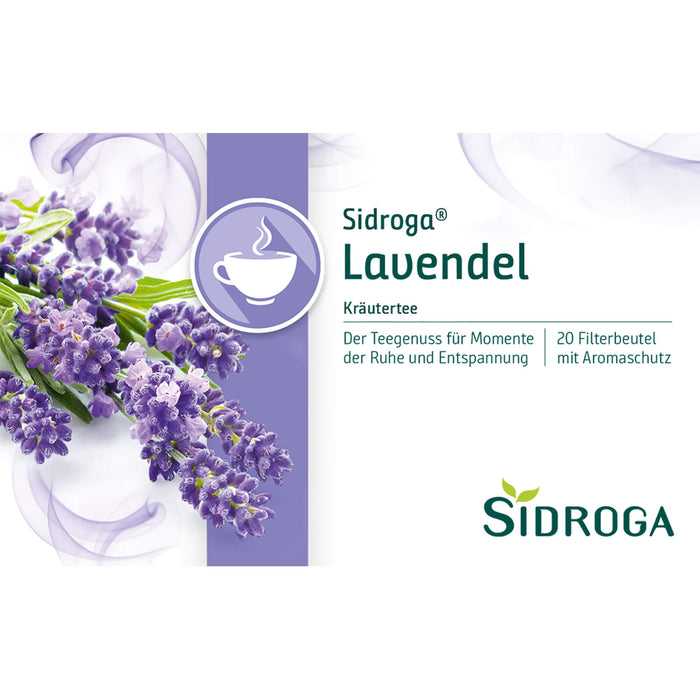 Sidroga Lavendel Arzneitee, 20 pcs. Filter bag