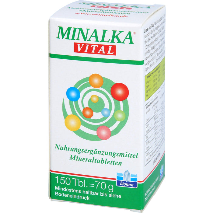 MINALKA vital Mineraltabletten, 150 pcs. Tablets