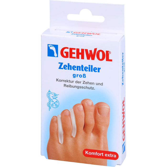 GEHWOL Polymer-Gel Zehenteiler groß, 3 pcs. Toe divider