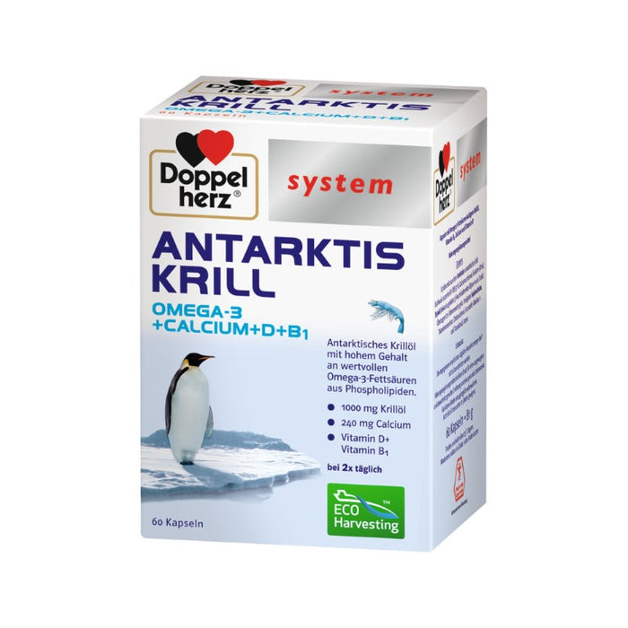 Doppelherz System Antarktis Krill Kapseln, 60 St. Kapseln