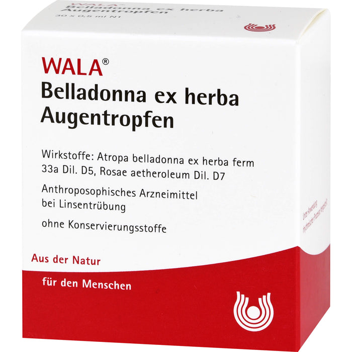 WALA Belladonna ex herba Augentropfen, 30 pc Solution