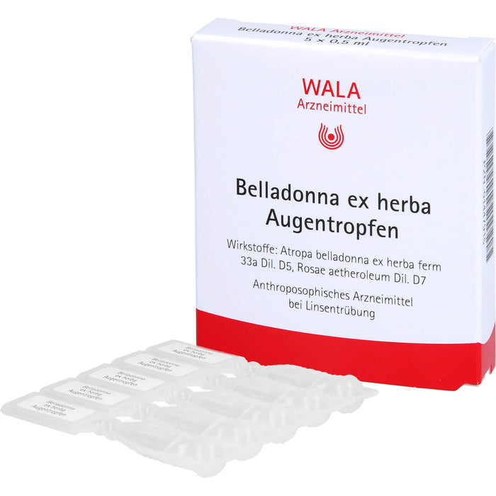 WALA Belladonna ex herba Augentropfen, 5 pc Solution