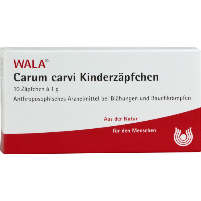 WALA Carum Carvi Kinderzäpfchen, 10 St. Zäpfchen