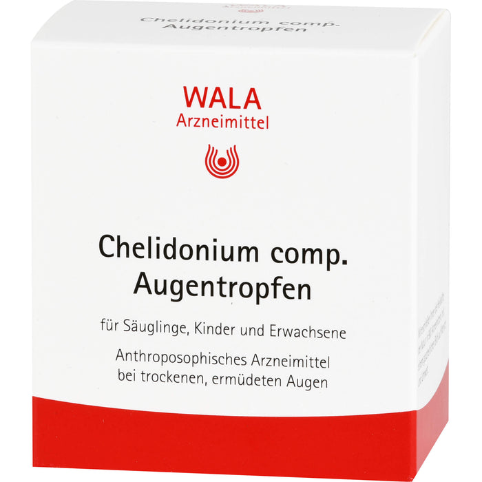 WALA Chelidonium comp Augentropfen bei trockenen, ermüdeten Augen, 30 pc Pipettes à dose unique