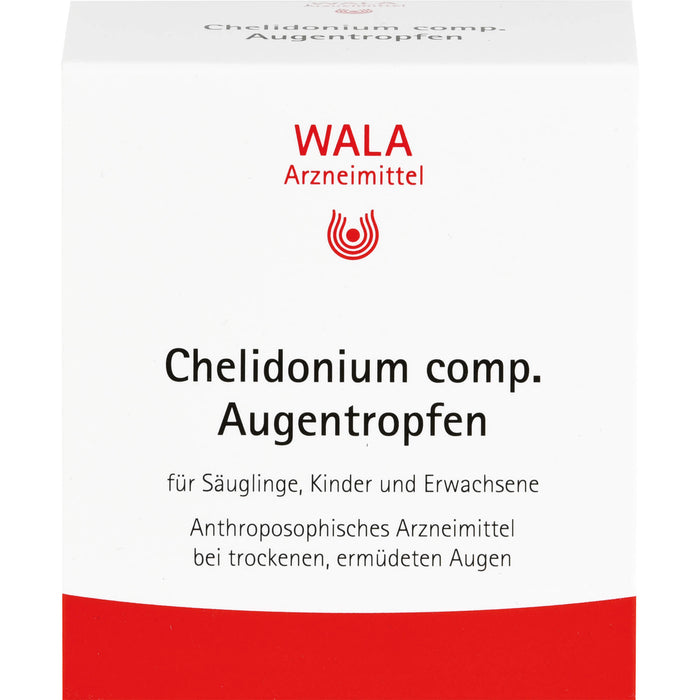 WALA Chelidonium comp Augentropfen bei trockenen, ermüdeten Augen, 30 pcs. Single-dose pipettes