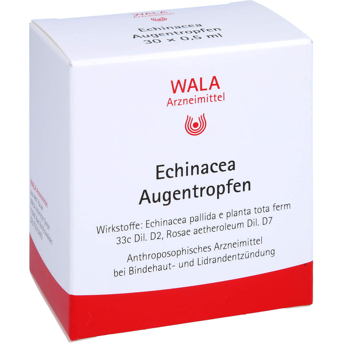 WALA Echinacea Augentropfen bei Bindehaut- und Lidrandentzündung, 30 pcs. Solution