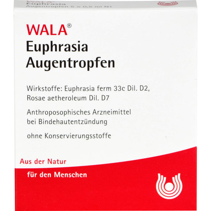 WALA Euphrasia Augentropfen, 5 St. Einzeldosispipetten