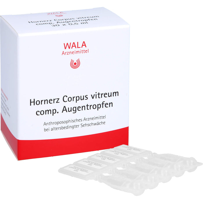 WALA Hornerz corpus vitreum comp. Augentropfen, 30 St. Lösung