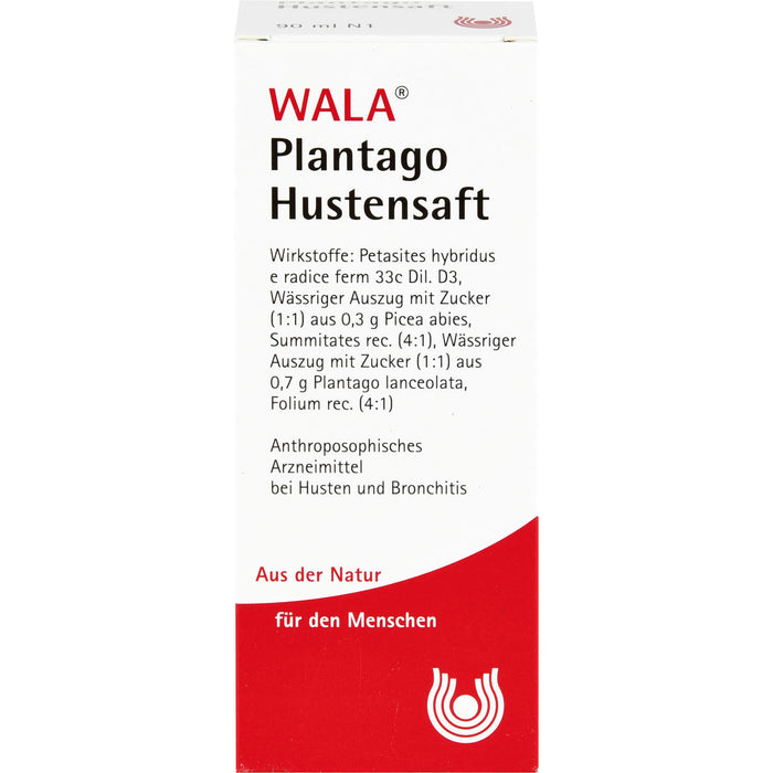 WALA Plantago Hustensaft, 90 ml Solution