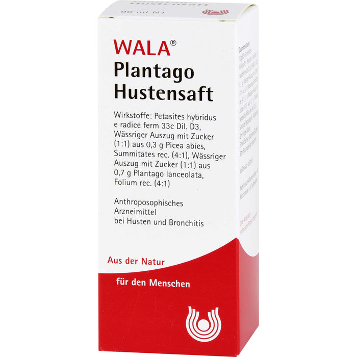 WALA Plantago Hustensaft, 90 ml Solution