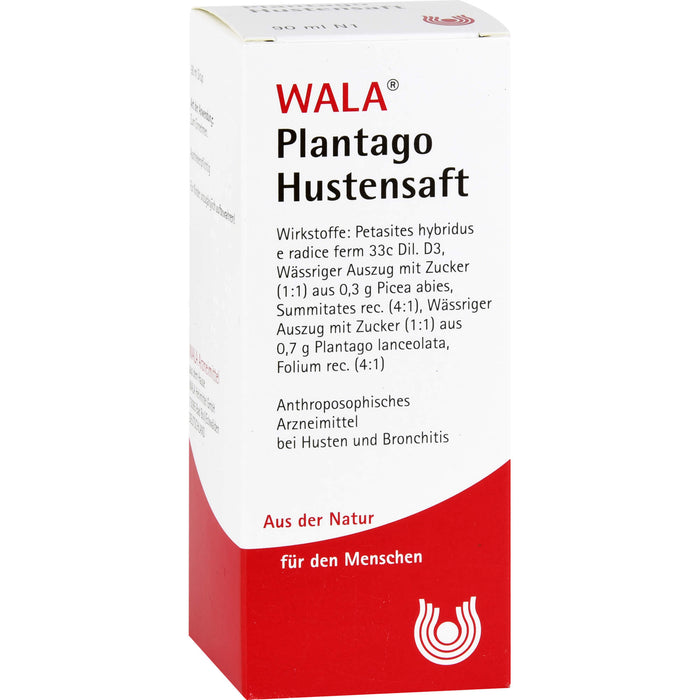 WALA Plantago Hustensaft, 90 ml Solution