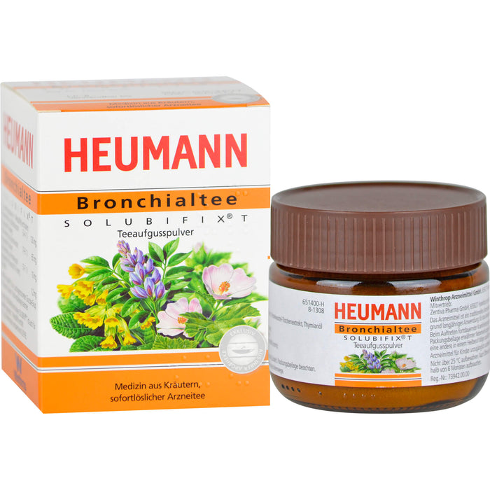 HEUMANN Bronchialtee Solubifix Teeaufgusspulver, 30 g Poudre