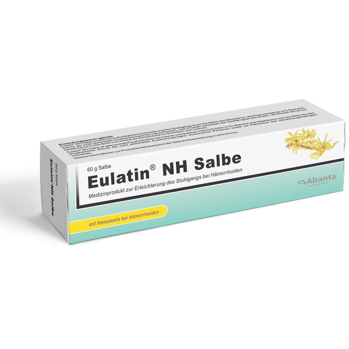 Eulatin NH Salbe zur Erleichterung des Stuhlgangs bei Hämorrhoiden, 60 g Salbe