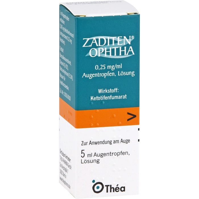 ZADITEN Ophta Augentropfen bei Heuschnupfen, 5 ml Solution