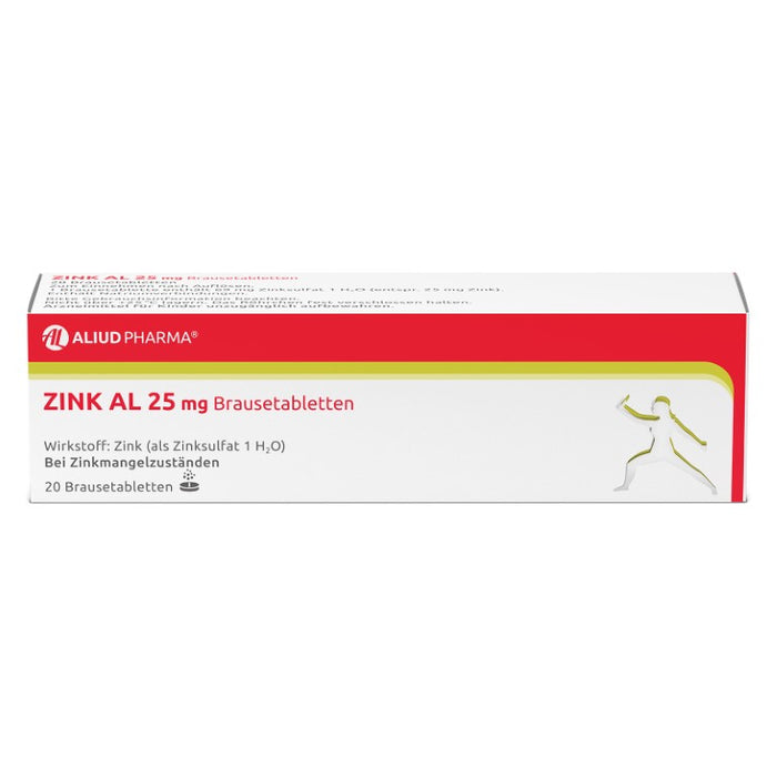 Zink AL 25 mg Brausetabletten, 20 St. Tabletten