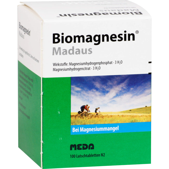 Biomagnesin Madaus Lutschtabletten bei Magnesiummangel, 100 pc Tablettes