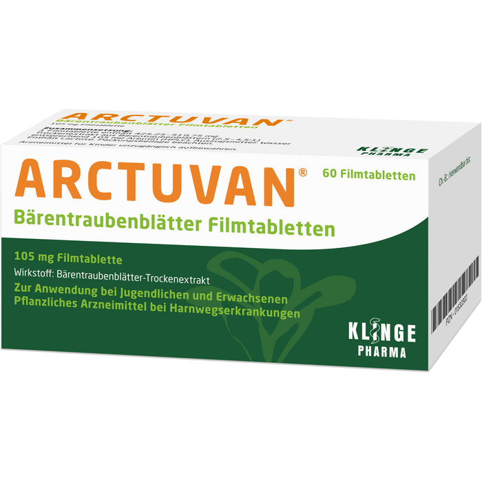 ARCTUVAN Bärentraubenblätter Filmtabletten, 60 St. Tabletten