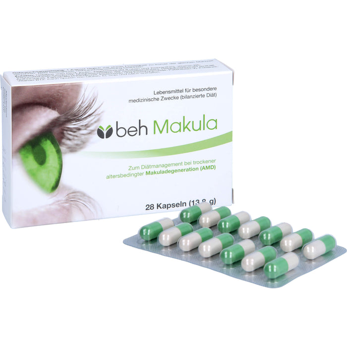 beh Makula Kapseln bei trockener, altersbedingter Makuladegeneration, 28 pc Capsules