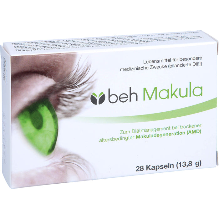 beh Makula Kapseln bei trockener, altersbedingter Makuladegeneration, 28 pc Capsules