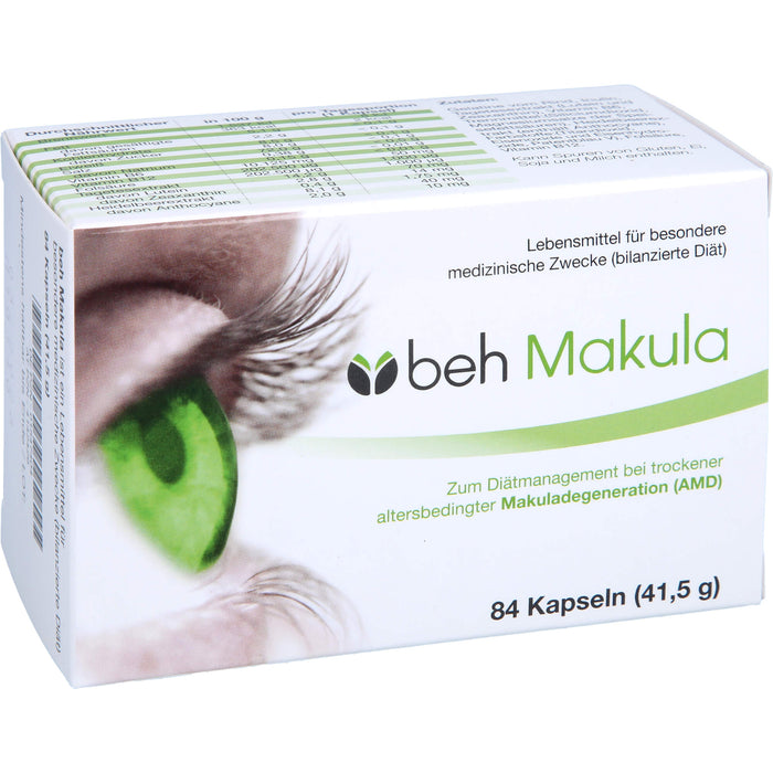 beh Makula Kapseln bei trockener, altersbedingter Makuladegeneration, 84 pc Capsules