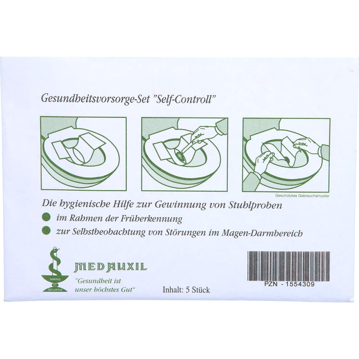 MED AUXIL Gesundheitsvorsorge-Set Self Controll, 5 pc Paquet