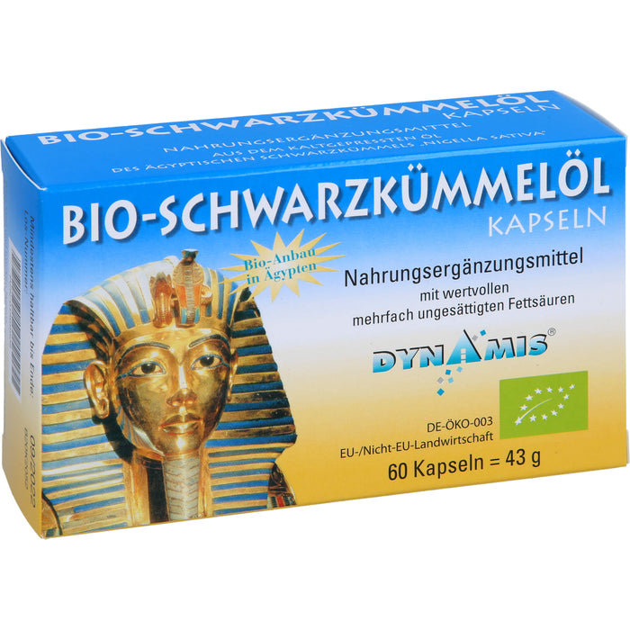 DYNAMIS Bio-Schwarzkümmelöl Kapseln, 60 pcs. Capsules