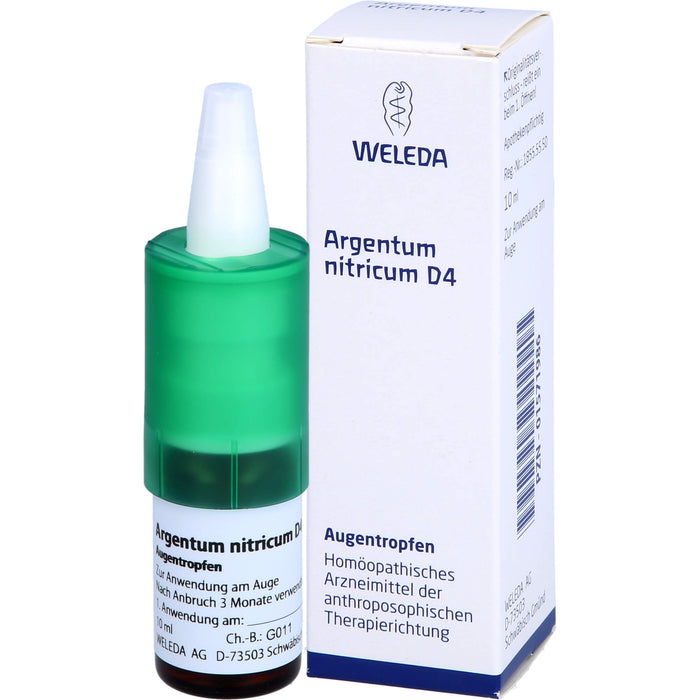 Argentum nitricum D4 Weleda Augentropfen, 10 ml ATR