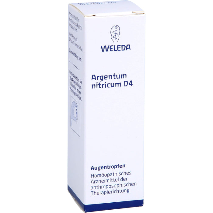 Argentum nitricum D4 Weleda Augentropfen, 10 ml ATR