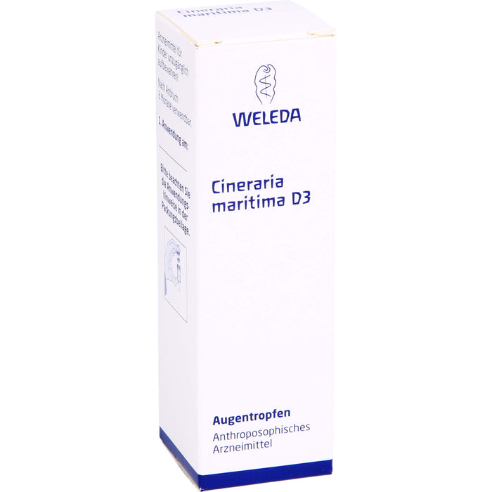 WELEDA Cineraria maritima D3 Augentropfen, 10 ml Lösung