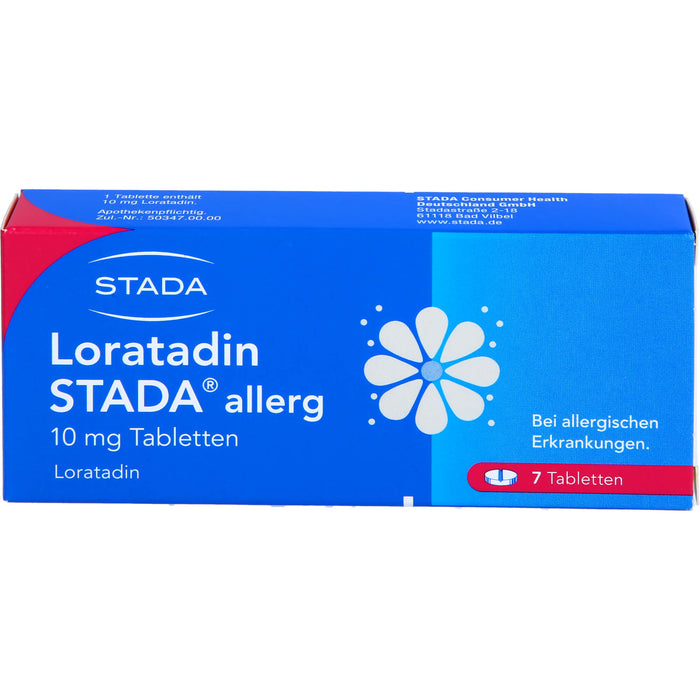 Loratadin STADA 10 mg Tabletten bei allergischen Erkrankungen, 7 pcs. Tablets