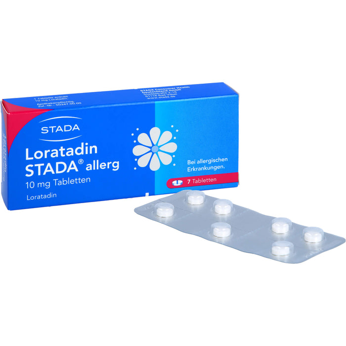 Loratadin STADA 10 mg Tabletten bei allergischen Erkrankungen, 7 pc Tablettes