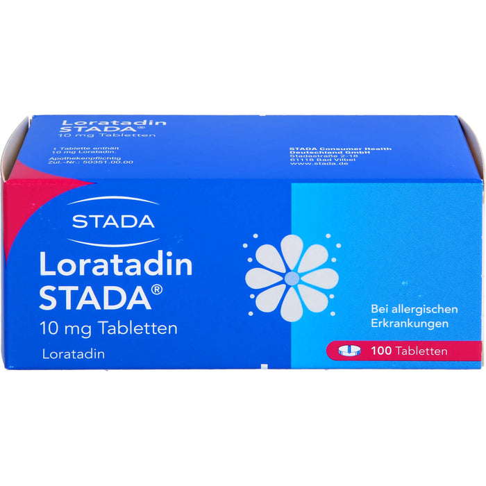 Loratadin STADA 10mg Tabletten, 100 St. Tabletten