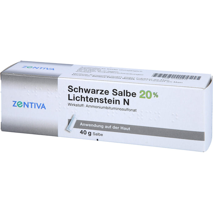 Schwarze Salbe 20% Lichtenstein N, 40 g Salbe