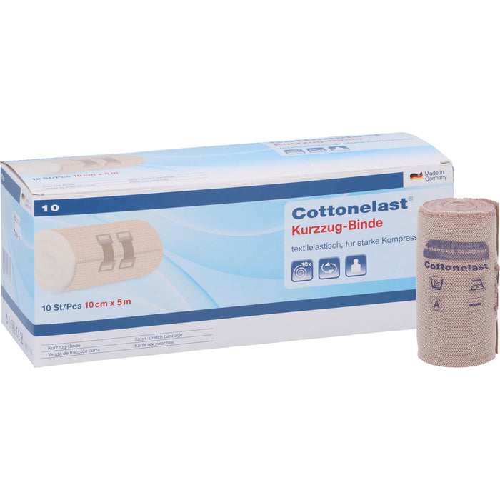 Cottonelast Kurzzugbinden 10 cm x 5 m, 10 pc Bandage