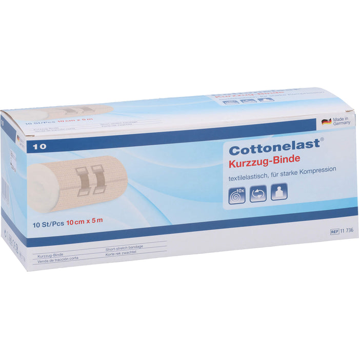 Cottonelast Kurzzugbinden 10 cm x 5 m, 10 pcs. Bandage