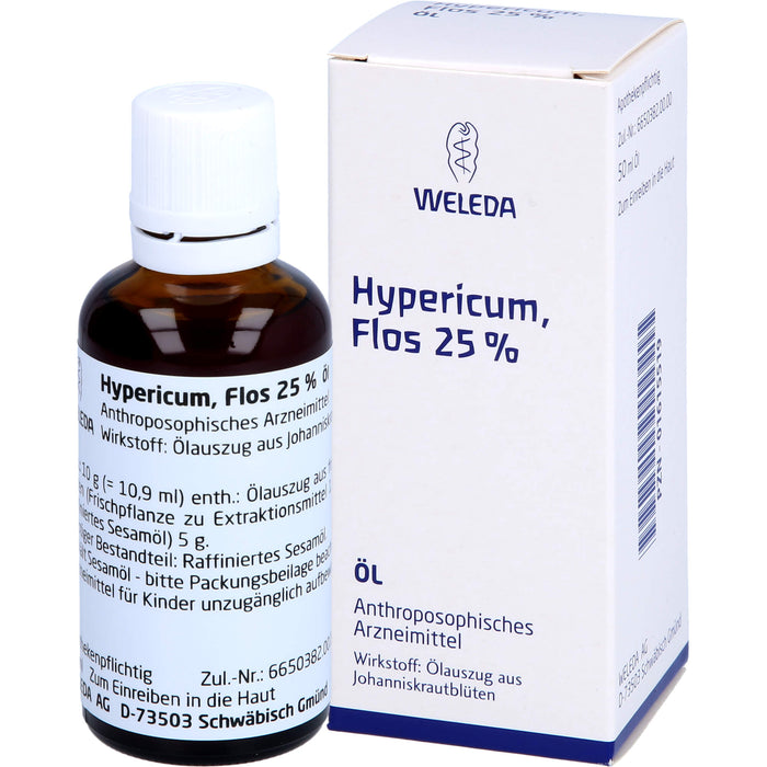 WELEDA Hypericum, Flos 25 % Öl, 50 ml Oil