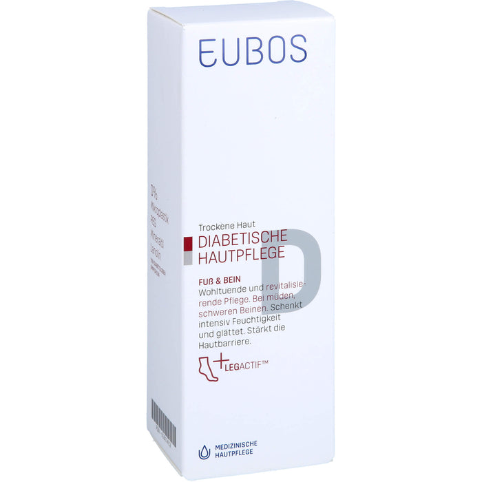 EUBOS Diabetische Hautpflege Fuß + Bein, 100 ml Crème