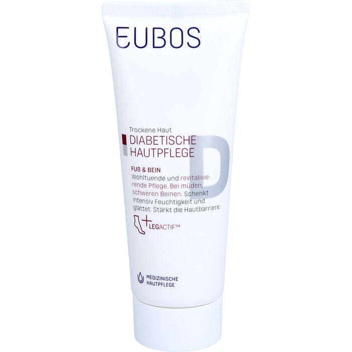 EUBOS Diabetische Hautpflege Fuß + Bein, 100 ml Cream